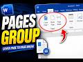 MS Word Pages Group Explained | Cover Page to Page Break (Beginner Guide)