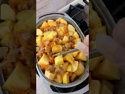 КАРТОШКА С МЯСОМ))) #врек #рецепты #рекомендации #вкусно #картошка #dinner