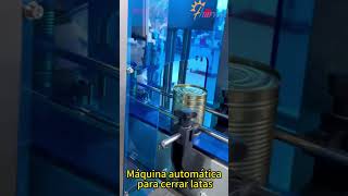 Máquina cerradora automática de latas de leche en polvo, fábrica de selladoras de latas metálicas