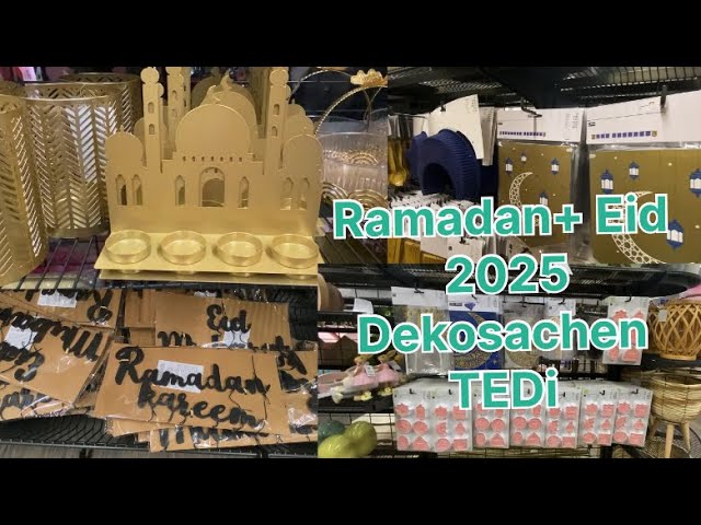 Ramadan und zuckerfest 2025 Dekoideen bei TEDi