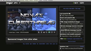 A quick Tutorial: Roll explains the usage of imgur.com