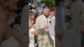Surprise Baby Announcement at Wedding 👶🏼💍