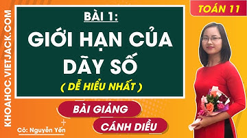 Toán 11 Cánh diều Bài 1: Giới hạn của dãy số (DỄ HIỂU NHẤT)