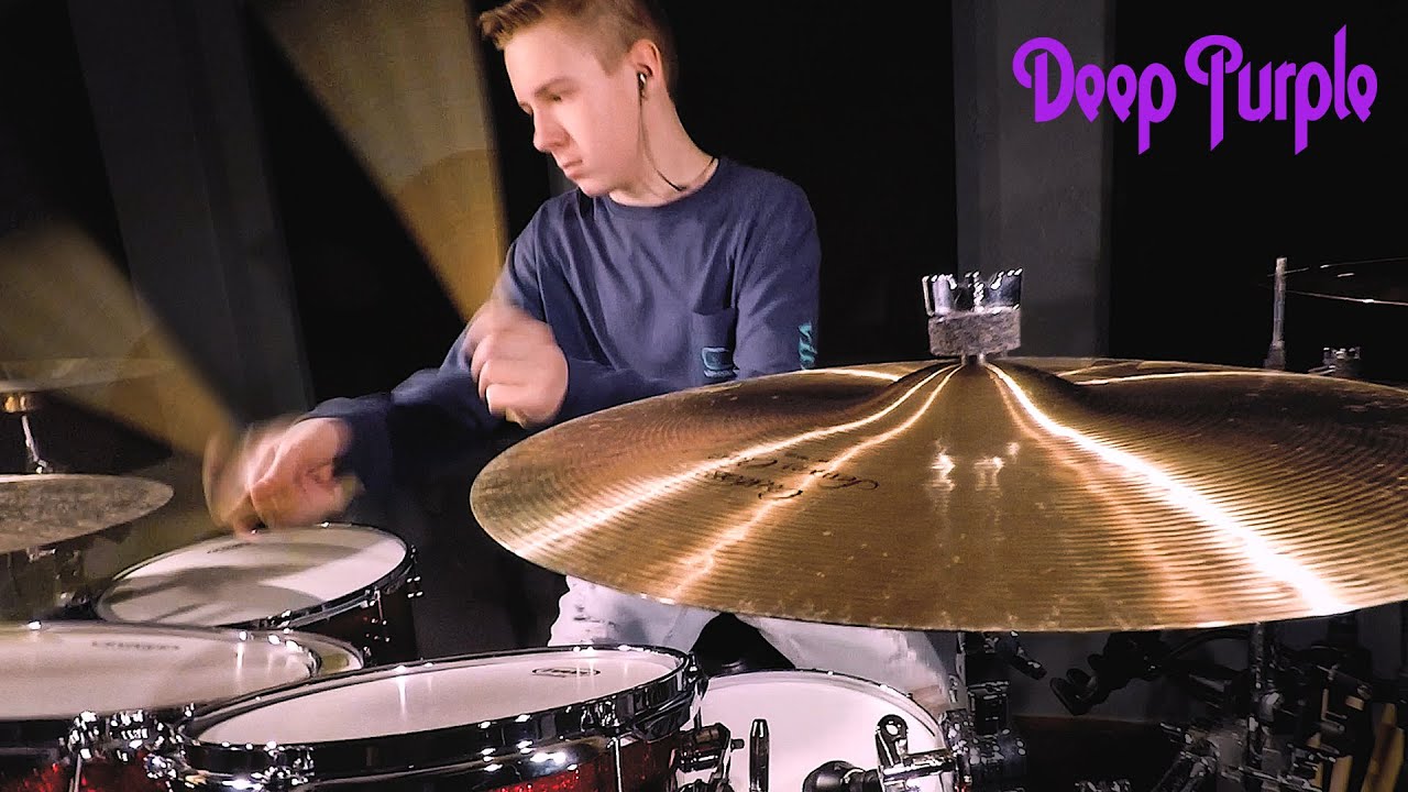 Space Truckin - Deep Purple (13 year old Drummer)