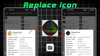 HOW TO REPLACE ICON OFF ANY APP || Mt Manager Tutorial