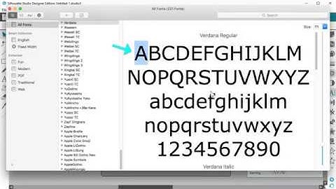 Installing and Accessing Premium Fonts from the Silhouette Design Store
