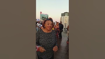 Dancing on the rooftop.