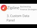 Custom Data Panel - Zipline Tutorial local backtesting and finance with Python p.3