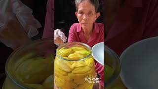 Cách Làm Xoài Non Ngâm Đường Lên Men Chín Vàng Tự Nhiên Đẹp Mắt - Chấm Mắm Ruốc - Thuoccoba