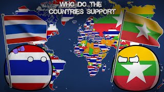 WHO DO THE COUNTRIES SUPPORT? Thailand or Myanmar?  Alternative Mapping P69