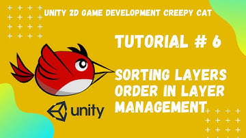 Tutorial #6 || Ordering and Sorting Layers Management  || Unity 2D Game Development Creepy Cat