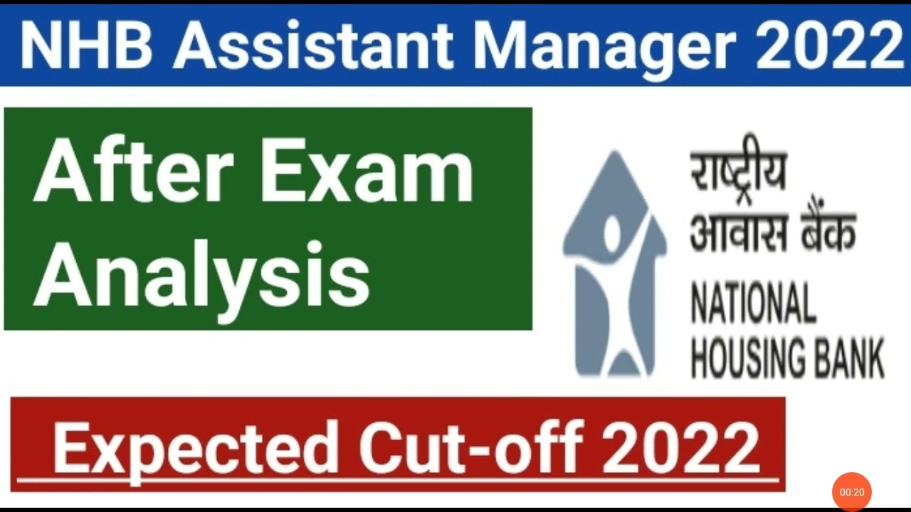 NHB Assistant Manager Expected Cut-off 2022//NHB Assistant Manager Cut-off 2022