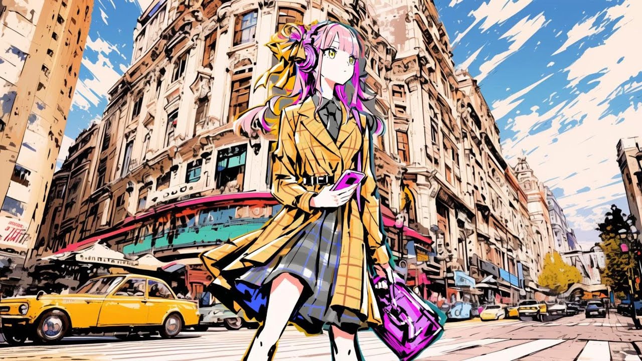 Cute Playlist - Melodies Drifting through CityCentre you'll fall in love it | For  Happy Mood