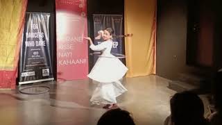 Manva Lage Hulahoop dance performance by Abigail Ambrose .