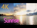 4k asmr cloudy sunrise - visual relaxation ( no sound )