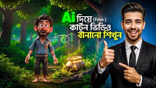 🔥 Free AI দিয়ে Unlimited 3D Cartoon Video | 2026 Bangla Tutorial