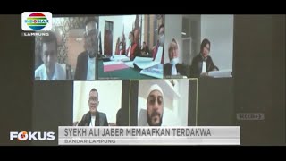 Syekh Ali Jaber memaafkan Terdakwa yang menusuknya saat persidangan