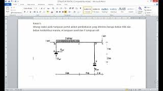 Analisis Struktur Tertentu : Portal