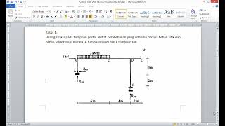 Analisis Struktur Tertentu : Portal