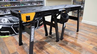 How to Connect 2 TOUGHBUILT Workbenches Together.  The BEST Portable Workbench!