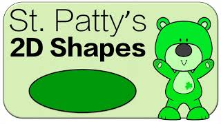 St Patrick's Day 2D Shapes: Math Brain Break Game (K.G.A.2)