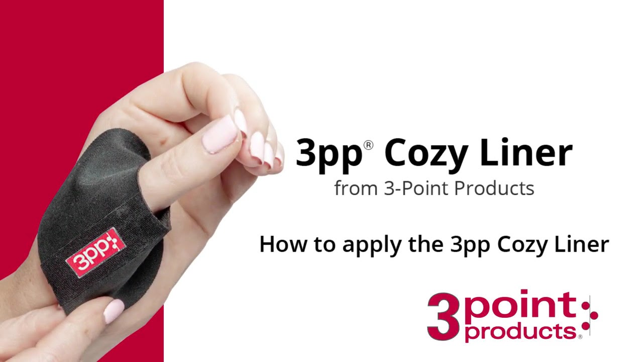 How to Apply the 3pp Cozy Liner to CMCcare Thumb Brace - 3-Point Products 