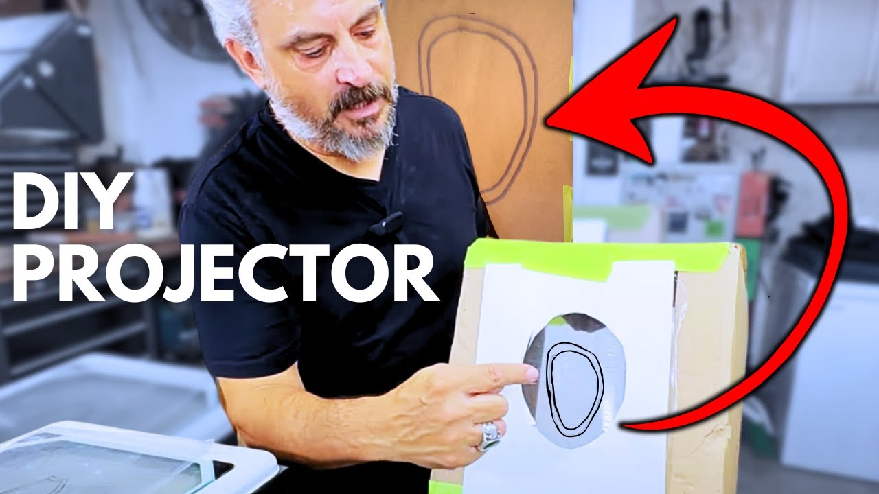 Make The Easiest DIY Projector To Enlarge Your Drawing! - YouTube