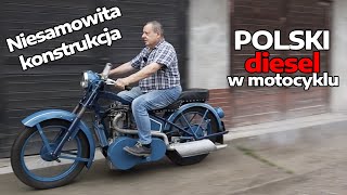Polski Diesel w polskim motocyklu. Niezwykła konstrukcja stworzona w domowych warunkach