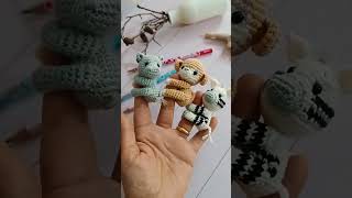 Tiny Crochet Finger Puppets