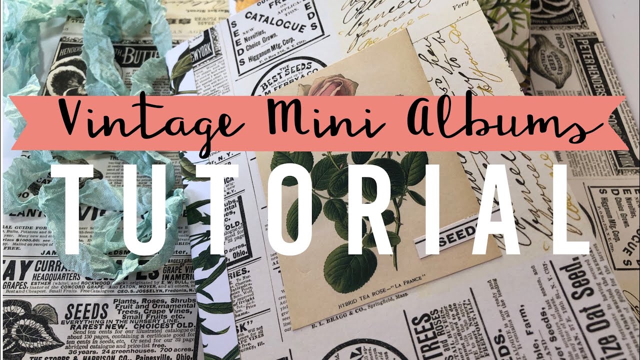 Vintage Mini Albums | “Use Your Paper” Series: Idea #2