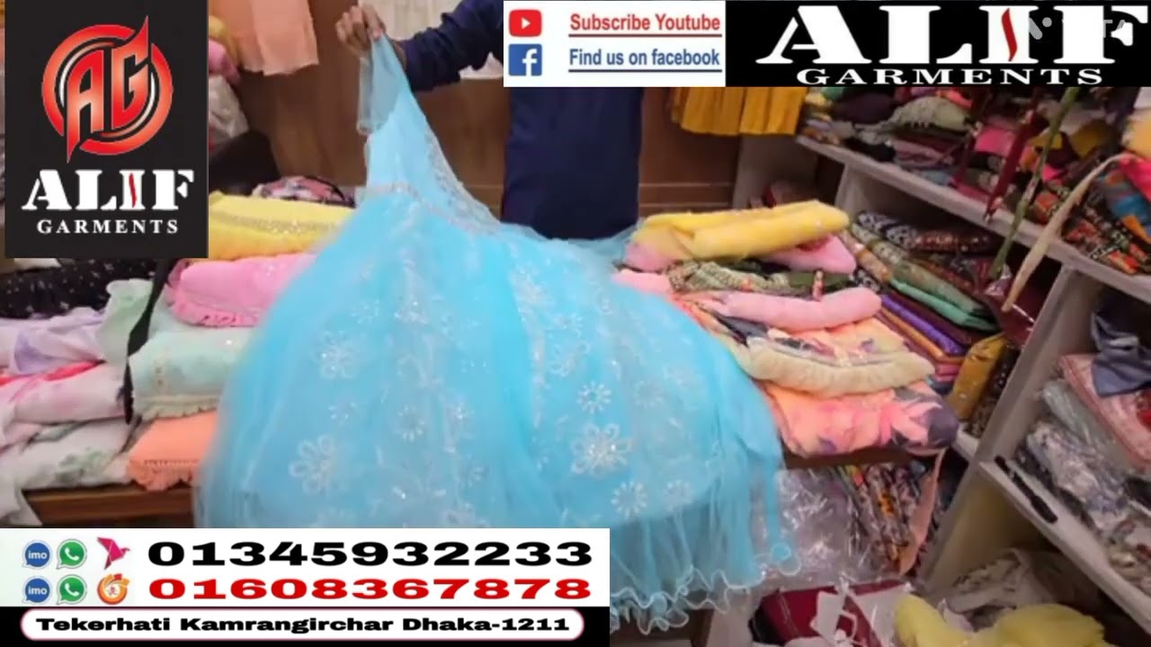 ১-১৫ বছর মেয়েদের চায়না-থাই বারবি গাউনের ঈদ কালেকশন। Eid exclusive collection 2026