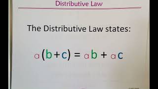 CC Cycle 1, 2, 3 week 23 Distributive Law