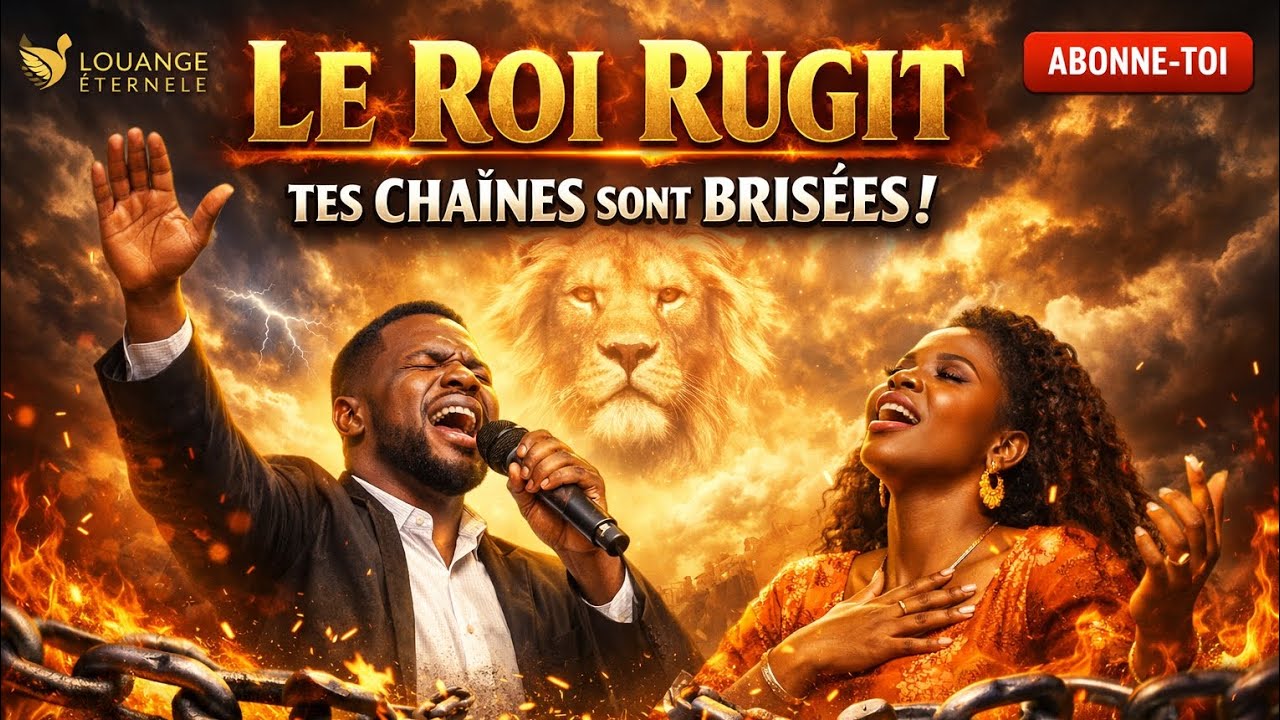 🔥 “LE ROI RUGIT – Le Feu Tombe, Tes Chaînes Sont Brisées ! 🔥 Victoire et Autorité Divine”