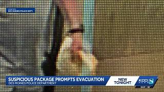 Des Moines bomb squad investigates suspicious package at police department