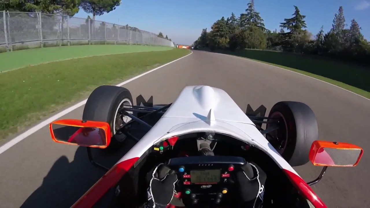 La mia prima volta ad Imola con una Formula 3! helmet cam onboard camera