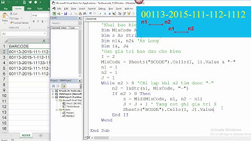 Bài giảng lập trình VBA với giải thuật tách chuỗi - P1
