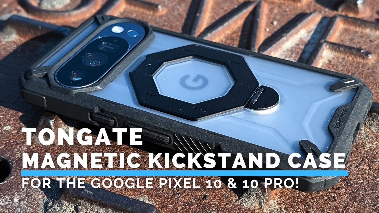 TONGATE Magnetic Kickstand Case for the Google Pixel 10 & 10 Pro (Case Review)! TONGATE Magnetic Kickstand Case for the Google Pixel 10 & 10 Pro (Case Review)!