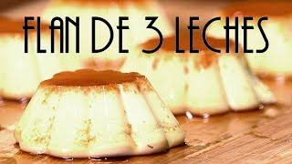 FLAN DE 3 LECHES casero + Truco para hacer caramelo