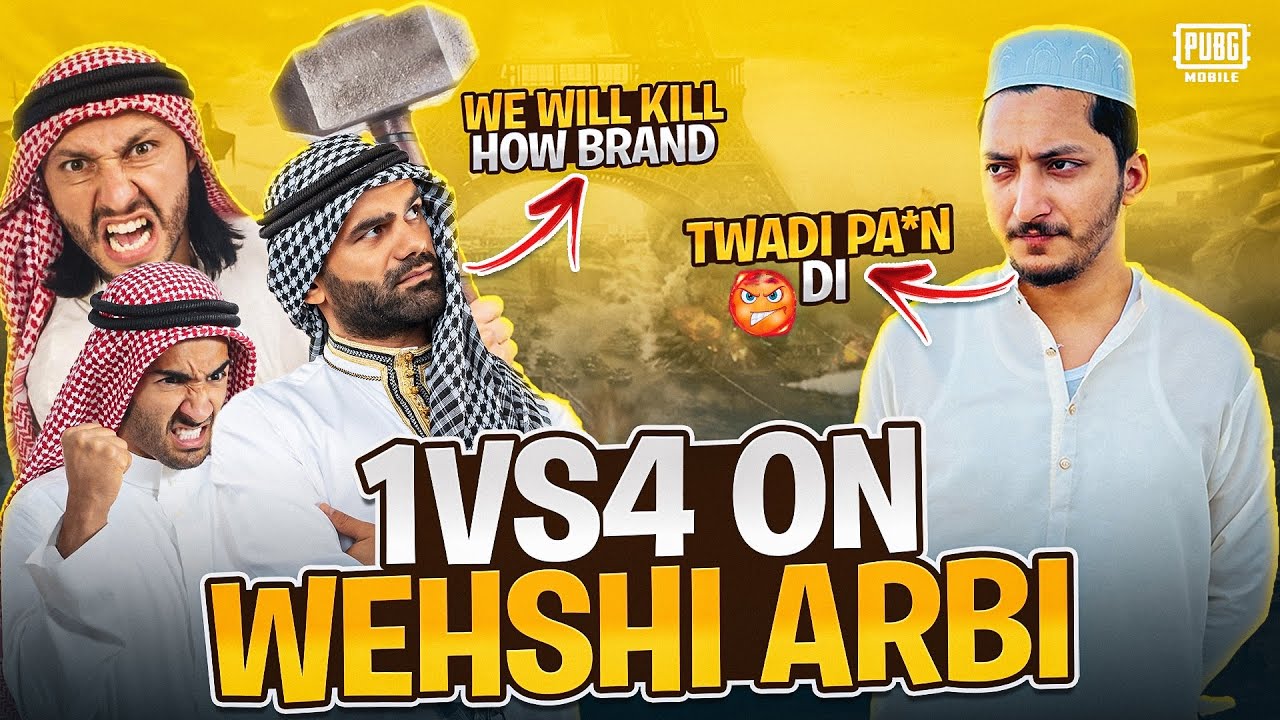 Weshi Arbi🤫Vs Pakistani Molvi😂 | Destroying Arbi Lobby | Pubg Mobile ...