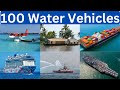 Water vehicles  100 unique water vehicle names