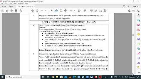 DBMS Practical 1 : Introduction to MySQL.