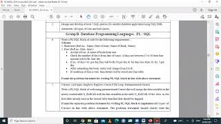 DBMS Practical 1 : Introduction to MySQL.