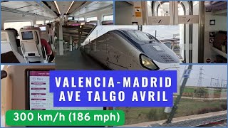 Valencia-Madrid Chamartin with AVE Talgo AVRIL (S106) - High speed train🚅