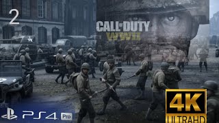 картинка: Call Of Duty WW2.  2части  Этот Gameplay записан в 4K 60FPS на PS4Pro.