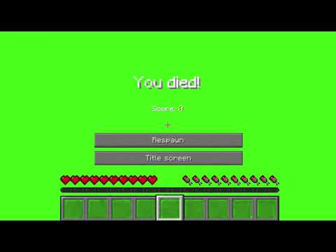 minecraft-death-green-screen