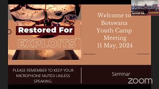 Botswana Annual Youth Camp Seminar - 11.05.2024