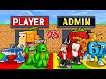 JJ and Mikey: ADMIN vs PLAYER FAMILY BATTLE in Minecraft - Maizen (Steal a Brainrot)