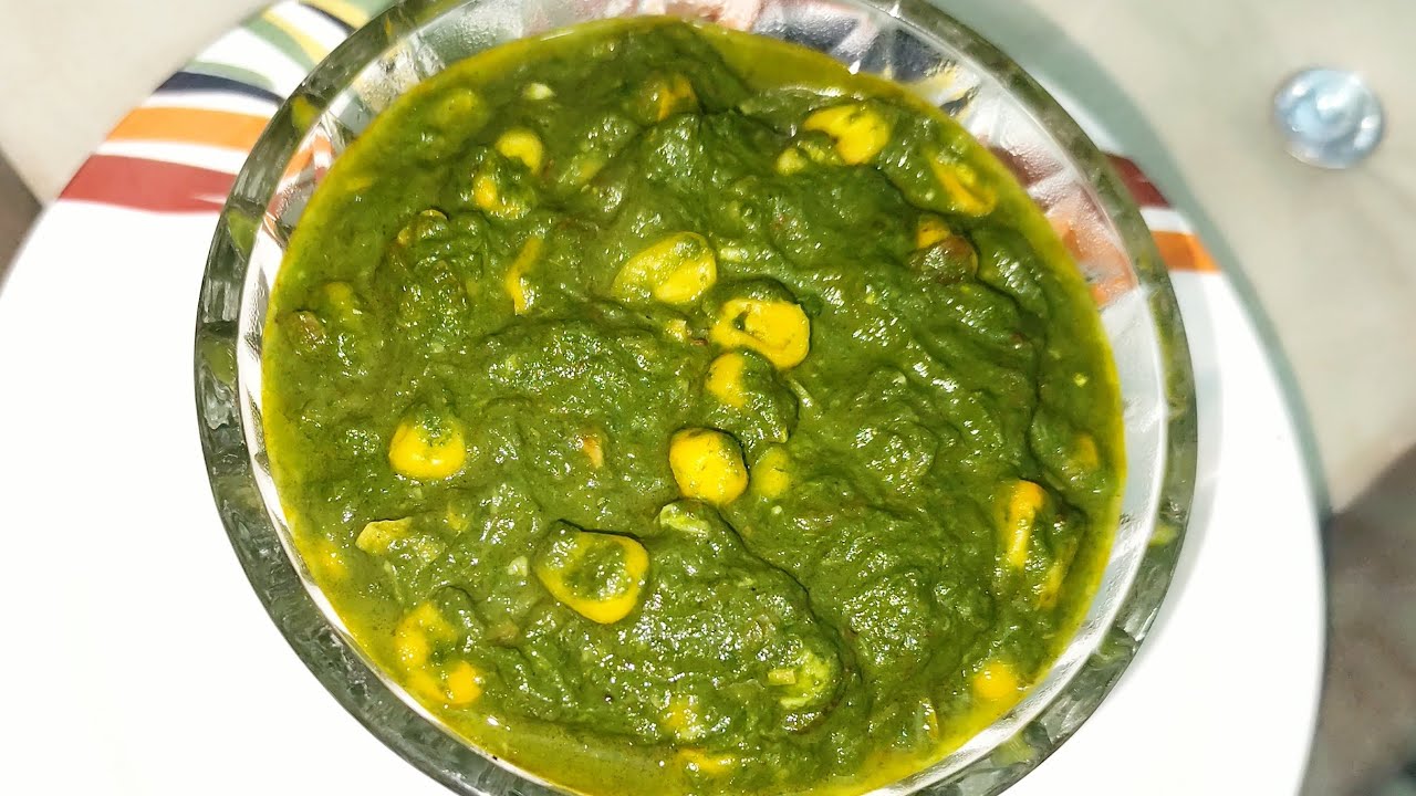 Corn palak....!(Puja rasoi)