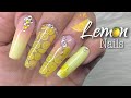🍋💛 Lemonade Builder Gel Nails | Summertime Nails | Builder Gel Nails Tutorial