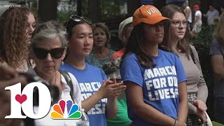 Thousands across the country marched against gun violence, including some in Knoxville
